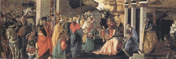 Sandro Botticelli Adoratio of the Magi France oil painting art